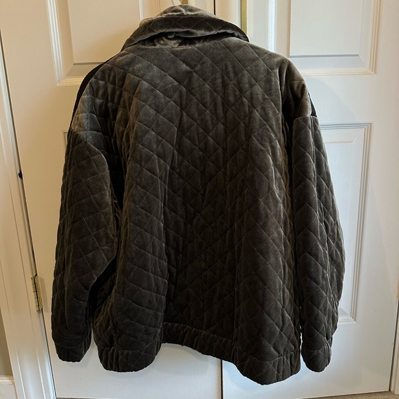 I.AM.GIA Contraband Velvet Jacket in Quilted Green - Picture 3 of 5